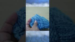 How to make Bubble Stitch with LoOM Knitting rows of Purls loomknit [upl. by Akitnahs]