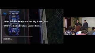 Fintan Quill Kdb featured at Carnegie Mellon Time Series Database Lectures [upl. by Aehsa]