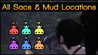 Monster Hunter World ▼ All The Sacs amp Fertile Mud Locations Guide Out of Date [upl. by Eilliw]