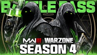 Everything In The Season 4 Battle Pass  Blackcell Modern Warfare 3 amp Warzone [upl. by Moreville957]