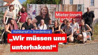 quotWir müssen uns unterhakenquot Haustürwahlkampf in Brandenburg [upl. by Breskin]