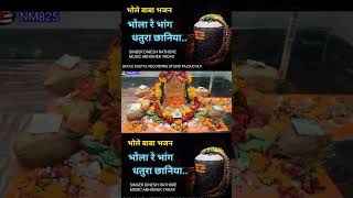 Bhola Re Bhang Dhatura Chhaniya short 2lovebholenathmahadevshivramtreandingviralvideotrending [upl. by Nwahsan]