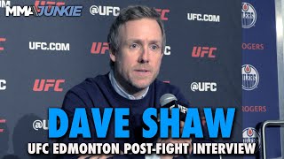 UFC Exec Dave Shaw Updates on Derrick Lewis Health Reacts to RecordSetting Event  UFC Edmonton [upl. by Yanat]