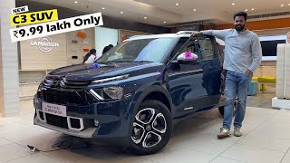 Bigger amp More Spacious Than Creta New Citroen C3 Aircross  ₹999 lakh  Review [upl. by Mariam95]