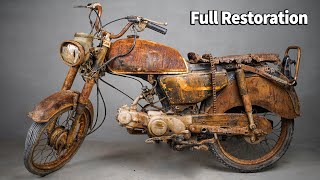 Full Restoration 40 Years Old ruined Classic Motorcycle [upl. by Eletnahs]