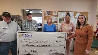 Star Chamber presents donation to Star Senior Center [upl. by Weiman]