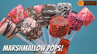 How to Make Marshmallow Pops  Ep 86  Mortar and Pastry [upl. by Ennovaj]