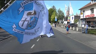 Großer Schützenfestzug in Neheim 21 08 2022 [upl. by Euqinomod]