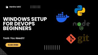 Windows Setup for DevOps Beginners Tools You Need  Tamil  Harsha Selvi [upl. by Eltsyek]