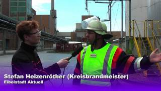 Feuerwehrübung bei der Biodieselfirma Tecosol in Ochsenfurt [upl. by Ttayh]