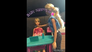 Barbies Baby Shopping  Sherese Bits amp Bobs [upl. by Boeschen]