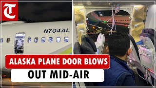 Alaska airplane window opens midair with 174 passengers on it watch videos as it capture horror [upl. by Diao656]