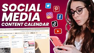 The ULTIMATE Social Media Content Calendar 🚀 [upl. by Olimpia]