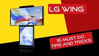 ▁ ▂ ▄ ▅ ▆ ▇ █ Lg Wing 5G  15 Awesome Must Do Tips amp Tricks █ ▇ ▆ ▅ ▄ ▂ ▁ [upl. by Ahseiym]