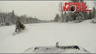 Deep POW days with the SKIDOO elans [upl. by Gladwin]