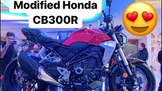 2019 Honda CB300R Accessories Modified Walk Around [upl. by Sailesh]