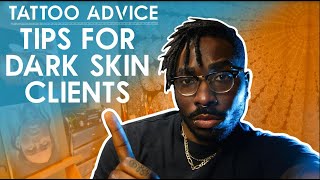 tattoo advice tips for dark skin clients [upl. by Suoirrad]