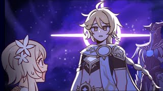 Desperate Measures  Aether and Lumine  a Genshin Impact Comic Dub [upl. by Lehcin634]