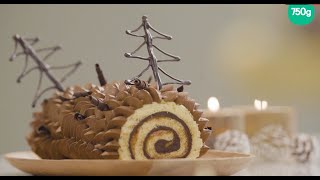 Recette Bûche ChocolatPraliné [upl. by Abba]