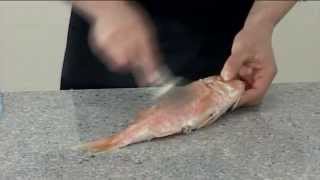 How to fillet a Red Mullet  210 [upl. by Etam]