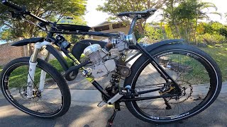 Ride Along Motorized Bicycle Richey P29er with Jackshaft  Gears [upl. by Wendolyn992]