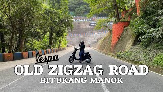 Old Zigzag Road Bitukang Manok  Atimonan Quezon Province  Vespa Scooter Ride travel [upl. by Cheslie]