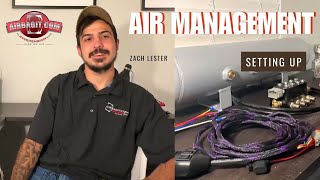 FULL HOWTO Set up an Air Management for an Air Suspension System  Zach Lester from Airbagitcom [upl. by Beckett]