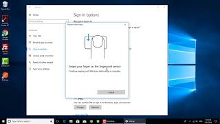 How to setup finger print lock in windows 10 using HP laptop [upl. by Nongim]