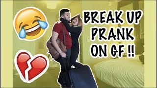 BREAK UP PRANK ON GIRLFRIEND SHE CRIED [upl. by Mellicent]