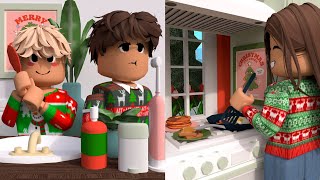 Family WINTER Morning Routine SCHOOL SNOWDAY  Roblox Bloxburg Town Roleplay [upl. by Assilim]