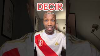 Spanish ‘DECIR’  Very Common amp IRREGULAR ✍️ learnspanish spanish spanishteacher spanishlesson [upl. by Retsim]