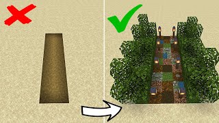 Minecraft bauen lernen  Minecraft Wege bauen  Minecraft besser bauen [upl. by Brion]