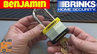 954 Brinks Commercial Padlock w False Advertising [upl. by Furtek]