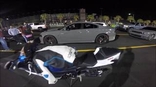 GSXR 750 vs Hellcat Drag race [upl. by Lenka80]