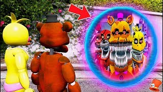 HOW TO TRAVEL TO AN ALL NIGHTMARE ANIMATRONICS DIMENSION GTA 5 Mods FNAF RedHatter [upl. by Llet]