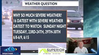 Thursday YouTube Next threat of severe weather weather question and long range forecast [upl. by Ttcos]