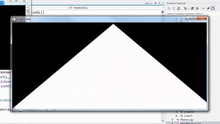 OpenGL Hello World Triangle [upl. by Llenoil]