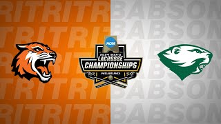 Mens Lacrosse NCAA 3rd Round RIT vs Babson 51124 [upl. by Anirat]