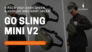 ALPAKA Go Sling Mini V2  Green Drop [upl. by Areip]