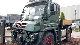 2023 Mercedes Unimog U 430 4x4 Walkaround IAA Transportation 2022 Hannover Messe [upl. by Pierson]