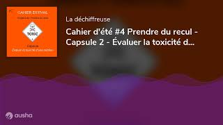 Cahier dété 4 Prendre du recul  Capsule 2  Évaluer la toxicité dune relation [upl. by Zima723]