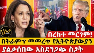 በትራምፕ መመረጥ የኢትዮጵያውያን ያልታሰበው አስደንጋጭ ስጋት  በረከተ መርገም  haletatv trump ebc [upl. by Delacourt159]