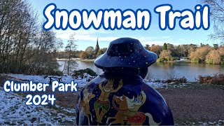 Snowman Trail Clumber Park 2024 [upl. by Anaihsat]