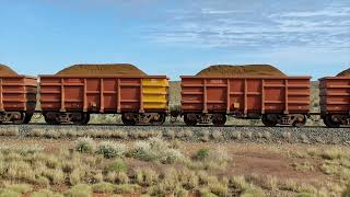 Drone video of Rio Tinto Train [upl. by Errised]