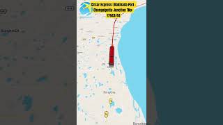 Circar Express  Kakinada Port  Chengalapattu Junction  TNo1764344  Km 755  Indian Railway [upl. by Tnerb612]