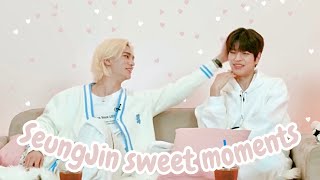 Seungmin and Hyunjin sweet moments pt 4  Stray Kids [upl. by Kistner]