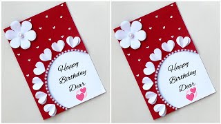 DIY Birthday CardHow to make Birthday Card ideasHandmade Birthday Card [upl. by Aicilehp]