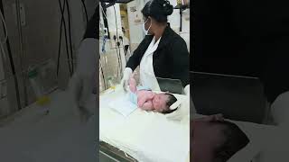 Normal Delivered baby 🥰💓newbornbaby cutebbaby shortvideos [upl. by Aneetsirk]