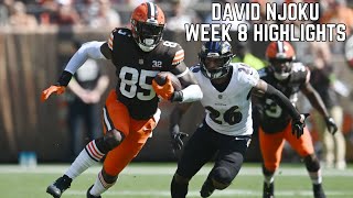 David Njoku Week 8 Highlights🔥 Browns vs Ravens [upl. by Jerrome]