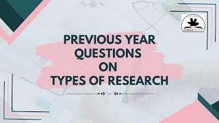 TYPES OF RESEARCH Quiz Part 1 [upl. by Tenahs165]